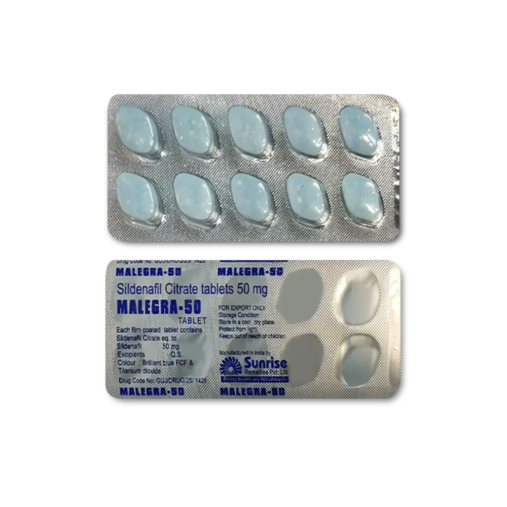 Malegra 50mg Tablet — Sildenafil Citrate 50 mg view 3