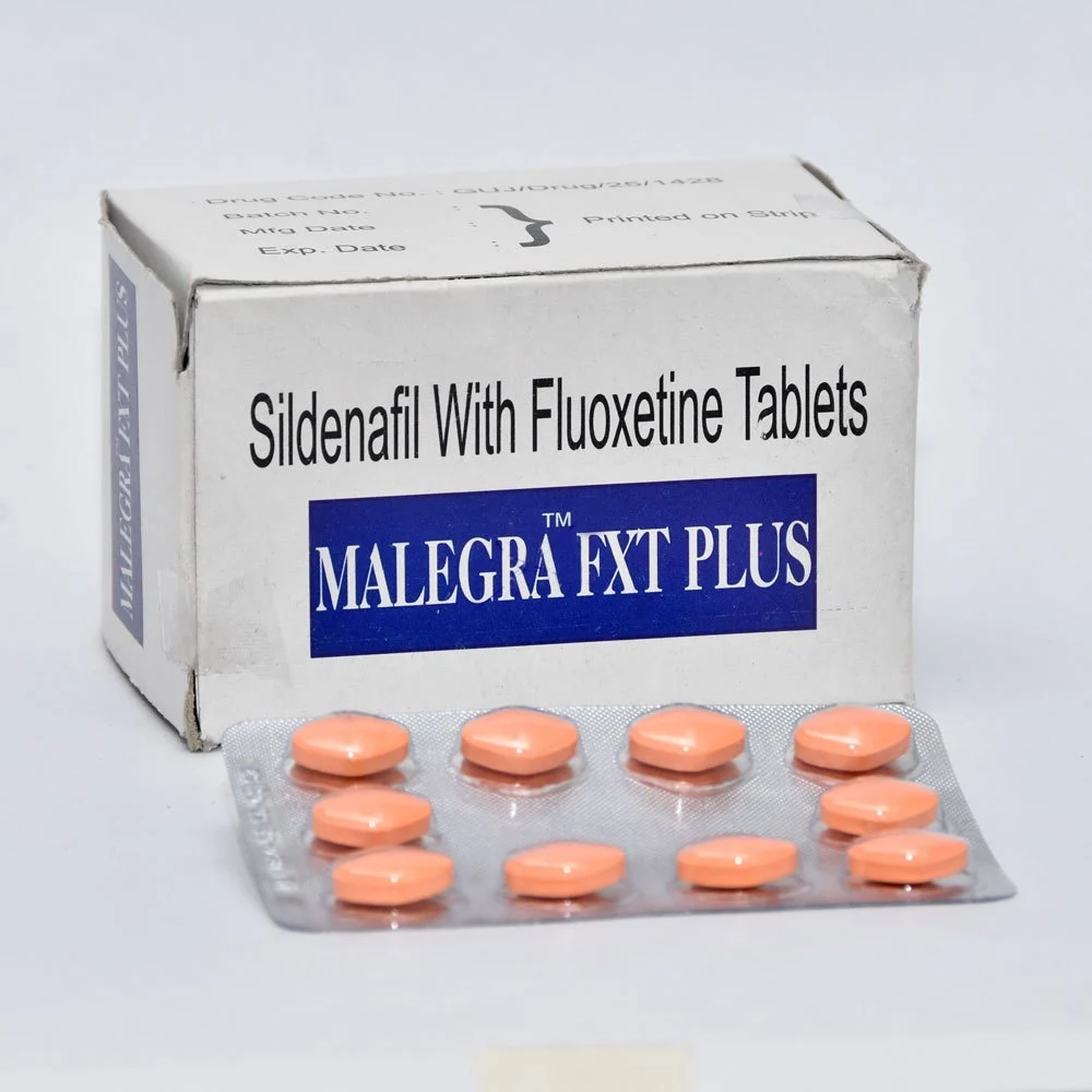 Malegra FXT Plus Tablet — Sildenafil Citrate + Fluoxetine 100 mg / 60 mg