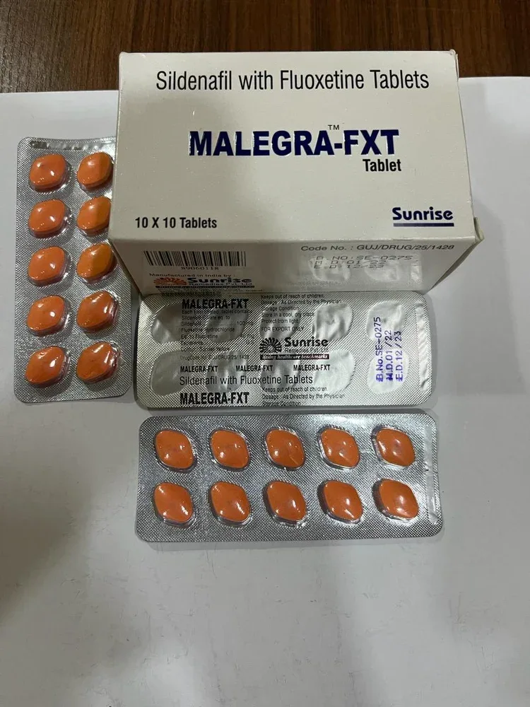 Malegra FXT Tablet β Sildenafil Citrate + Fluoxetine 100 mg / 40 mg view 2