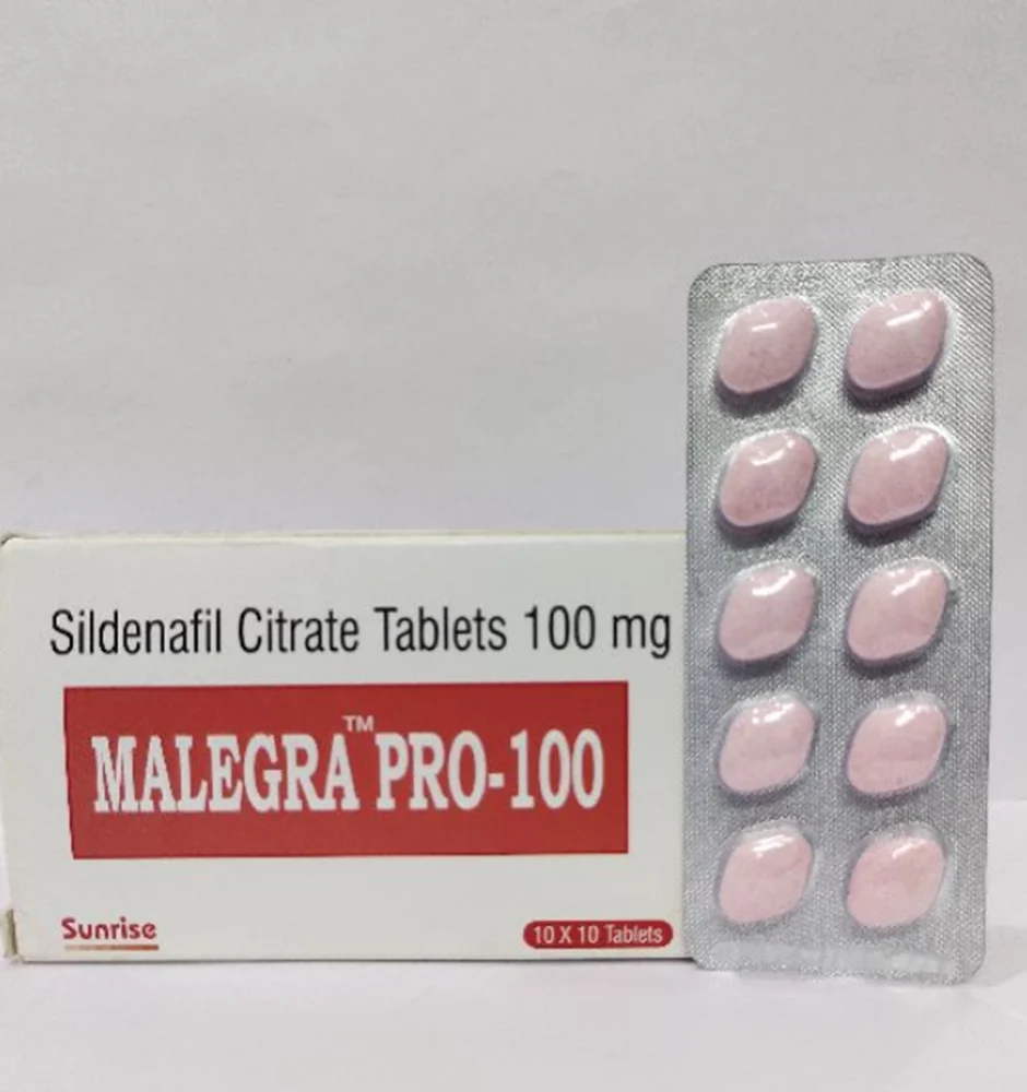 Malegra Pro 100mg Tablet — Sildenafil Citrate 100 mg