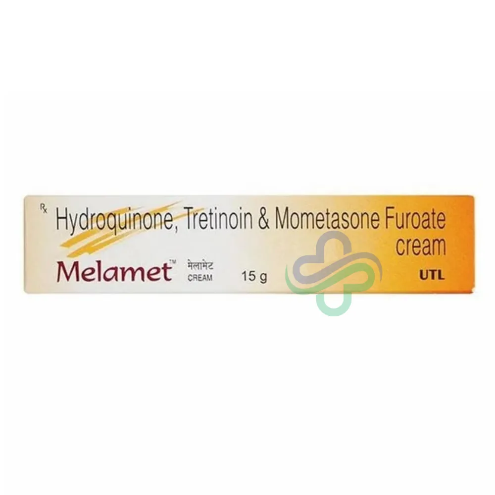 Melamet Cream 15g — Hydroquinone Tretinoin Mometasone 15g