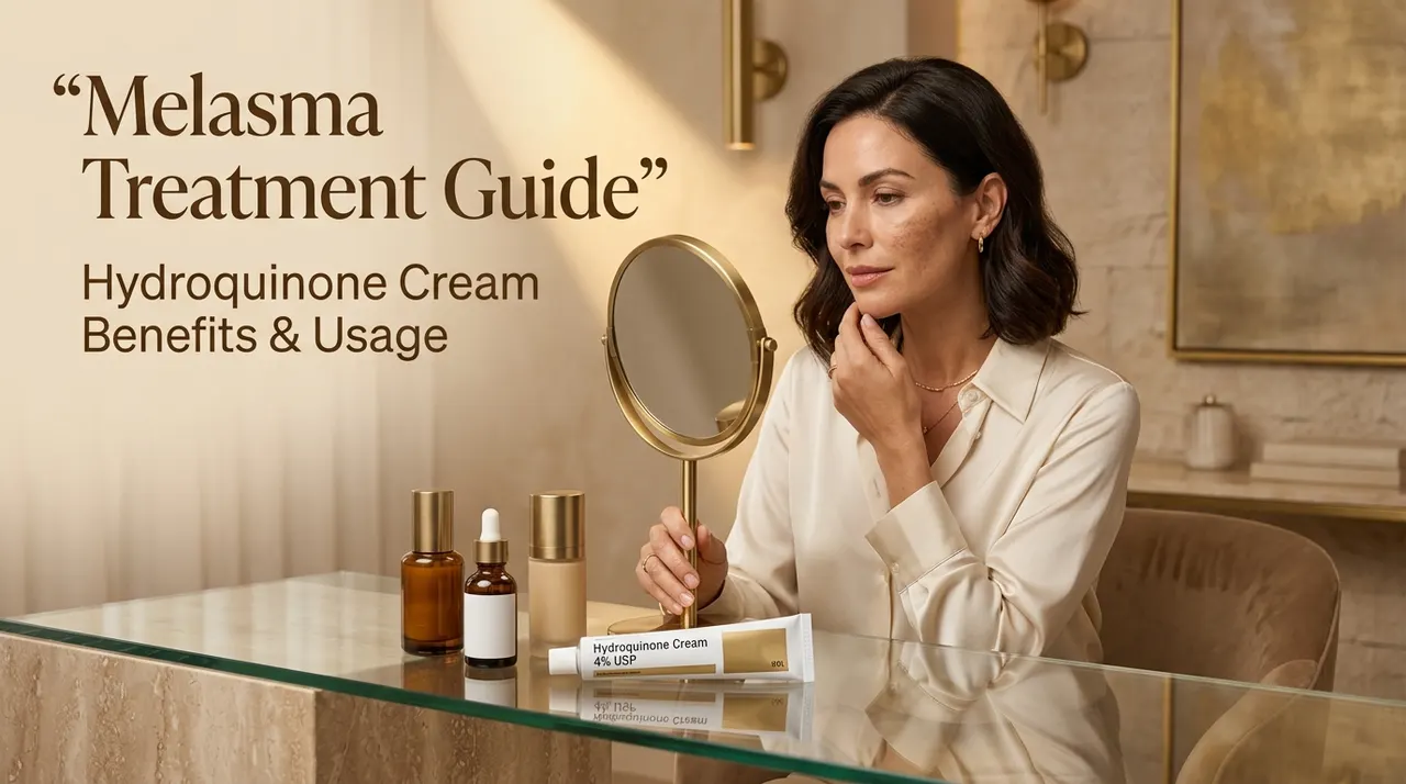Melasma Treatment Guide: Hydroquinone Cream Benefits & Usage