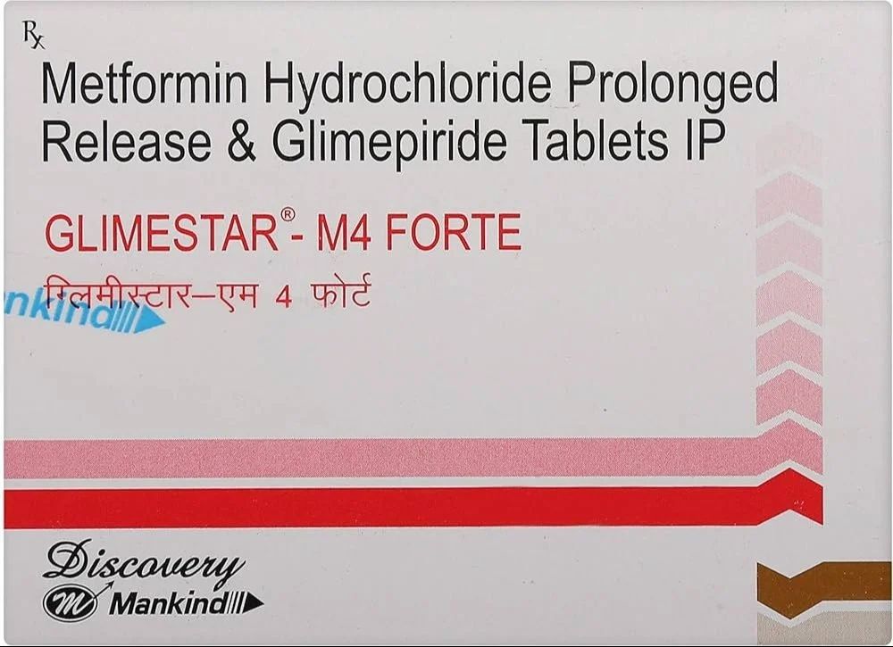 Metformin Hydrochloride IP 500 mg Glimestar M — Metformin 500mg
