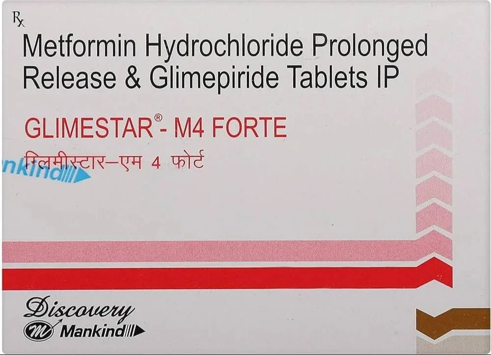 Metformin Hydrochloride IP 500 mg Glimestar M — Metformin 500mg