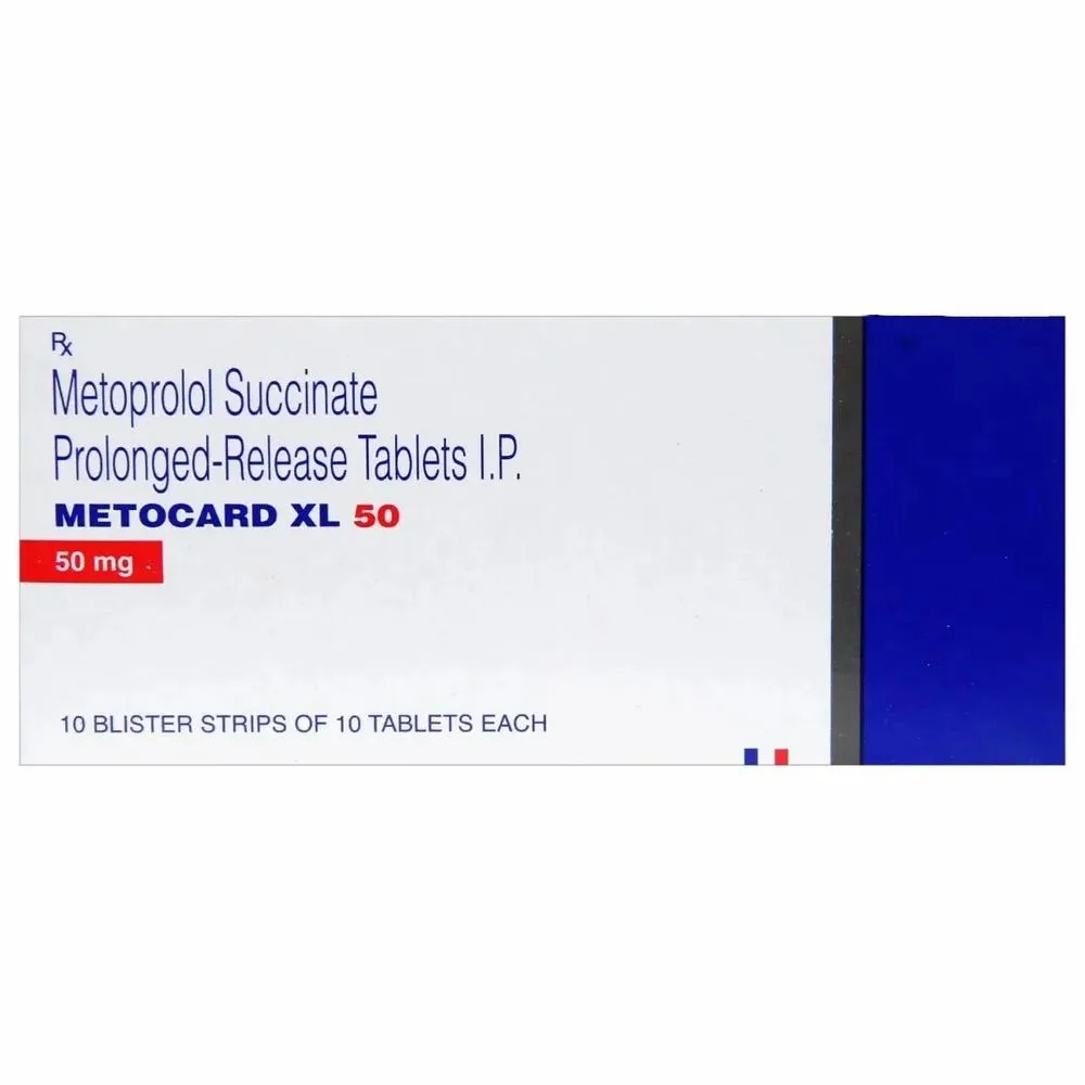 Metocard XL 50 Tablet — Metoprolol Succinate 50 mg