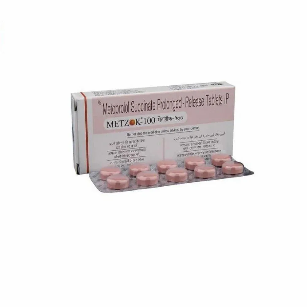 Metzok Metoprolol 100mg Tablet — Metoprolol Succinate 100 mg