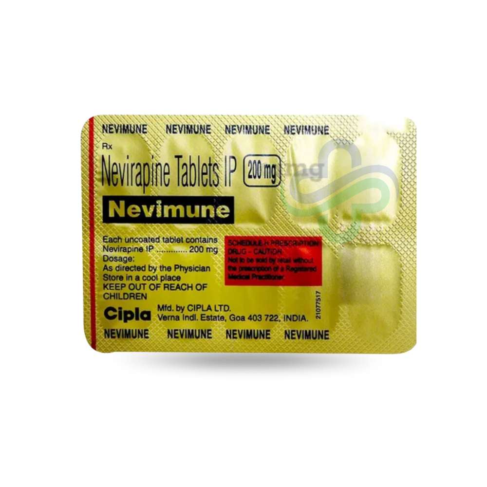 Nevimune Nevirapine 200mg Tablets — Nevimune 200mg view 2