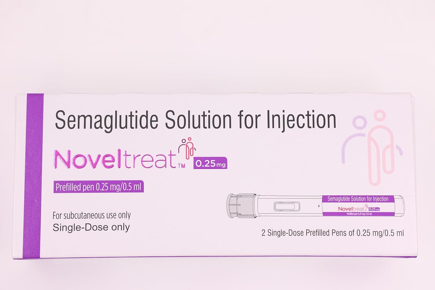 Noveltreat 0.25mg Injection — Semaglutide 0.25mg