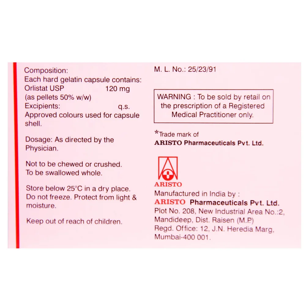 O-Stat 120mg Capsule — Orlistat 120mg view 2