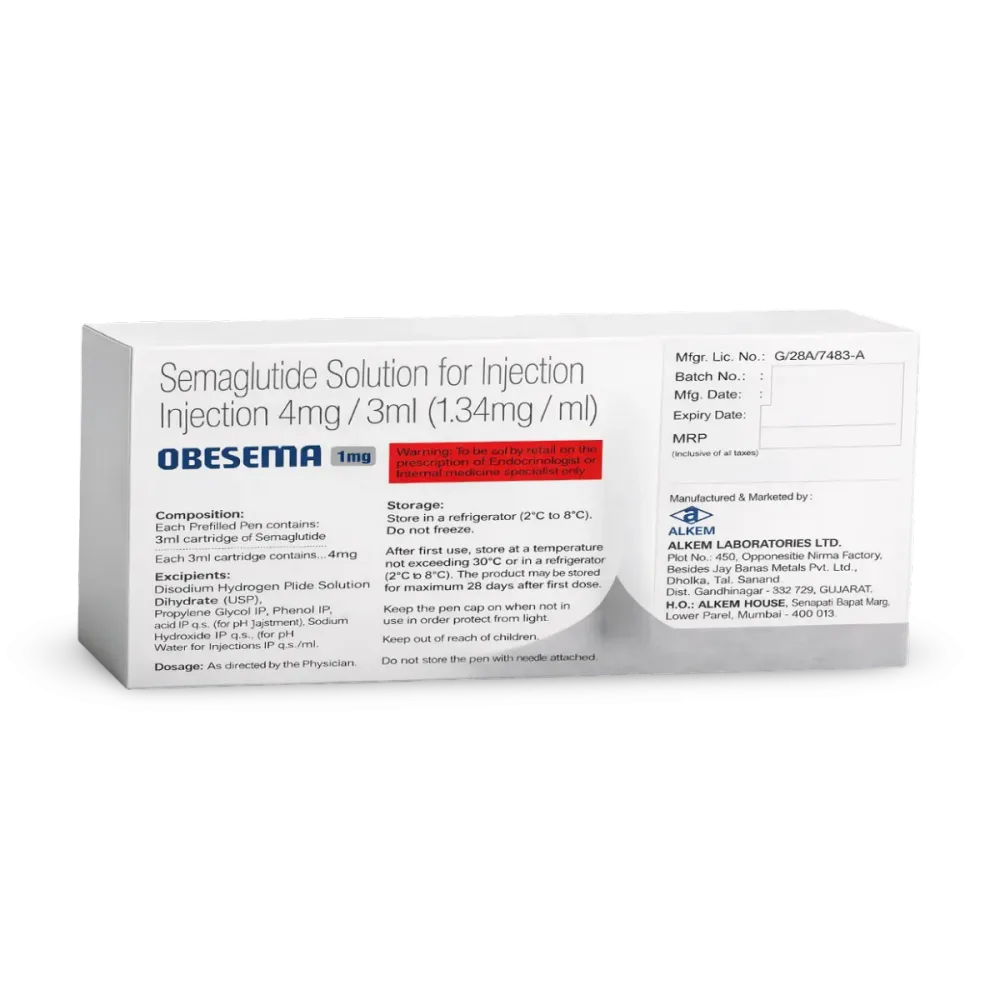 Obesema 1mg Injection — Semaglutide 1mg view 2