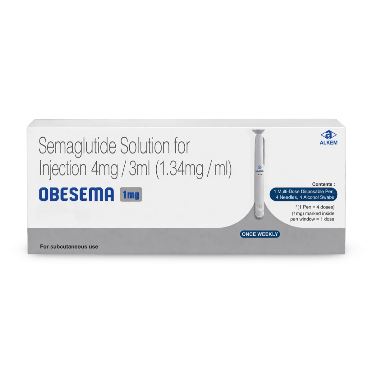 Obesema 1mg Injection — Semaglutide 1mg