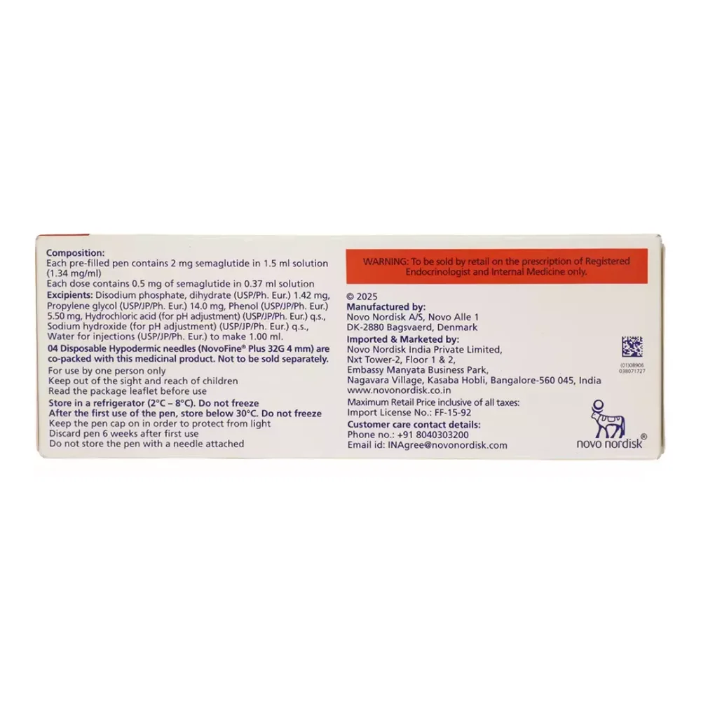 Ozempic 0.5mg Injection — Semaglutide 0.5mg view 3