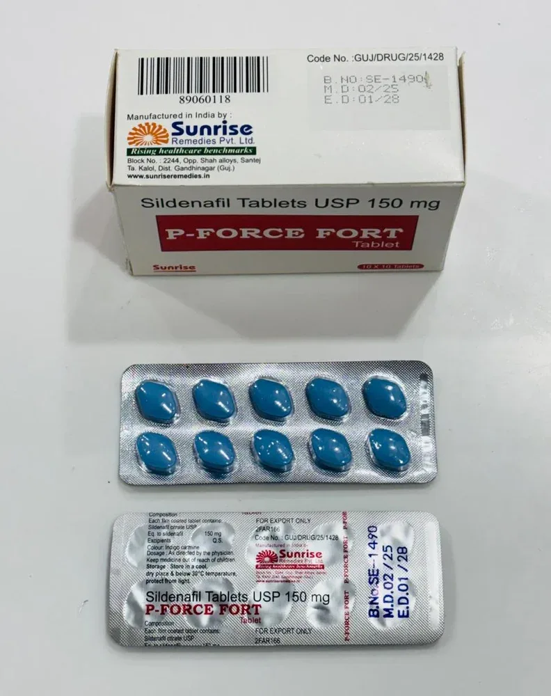 P-Force Fort 150mg Tablet β Sildenafil Citrate 150 mg view 2