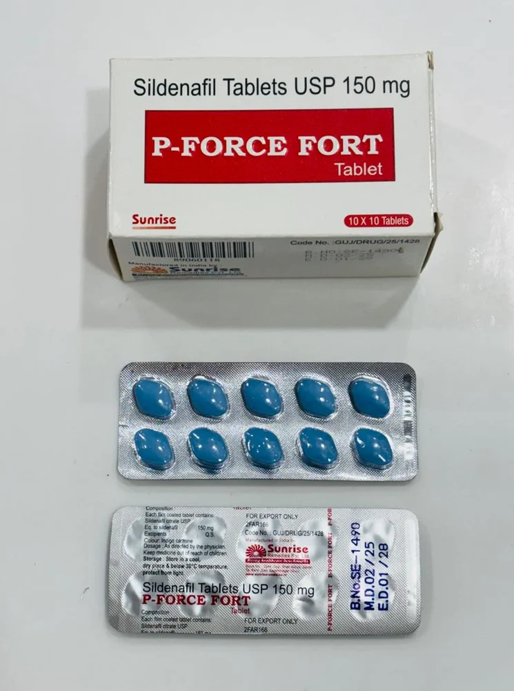 P-Force Fort 150mg Tablet — Sildenafil Citrate 150 mg
