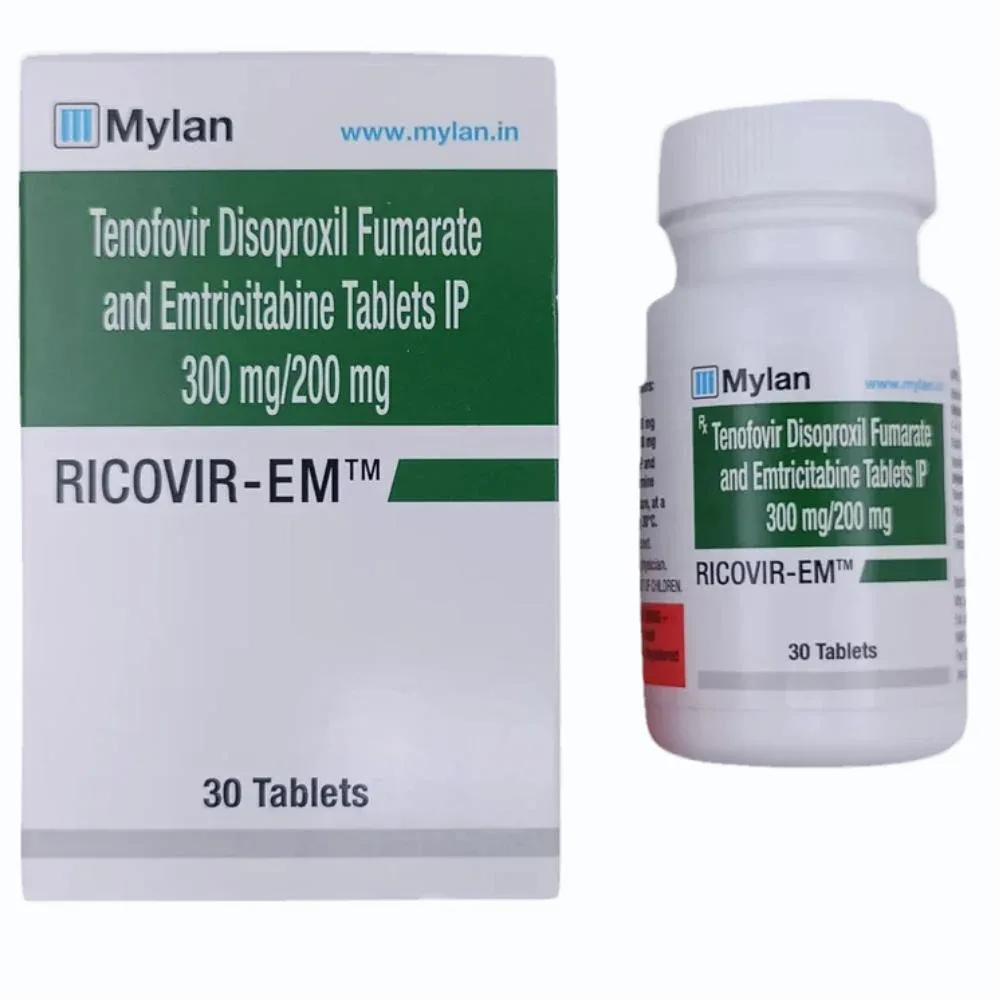 Ricovir EM Tablet — Tenofovir + Emtricitabine 300mg/200mg