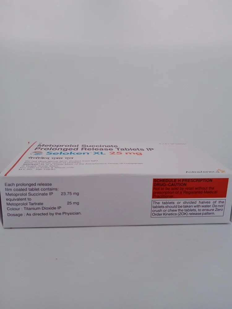 Seloken XL 25 Mg Tablet — Metoprolol Succinate 25 mg view 3