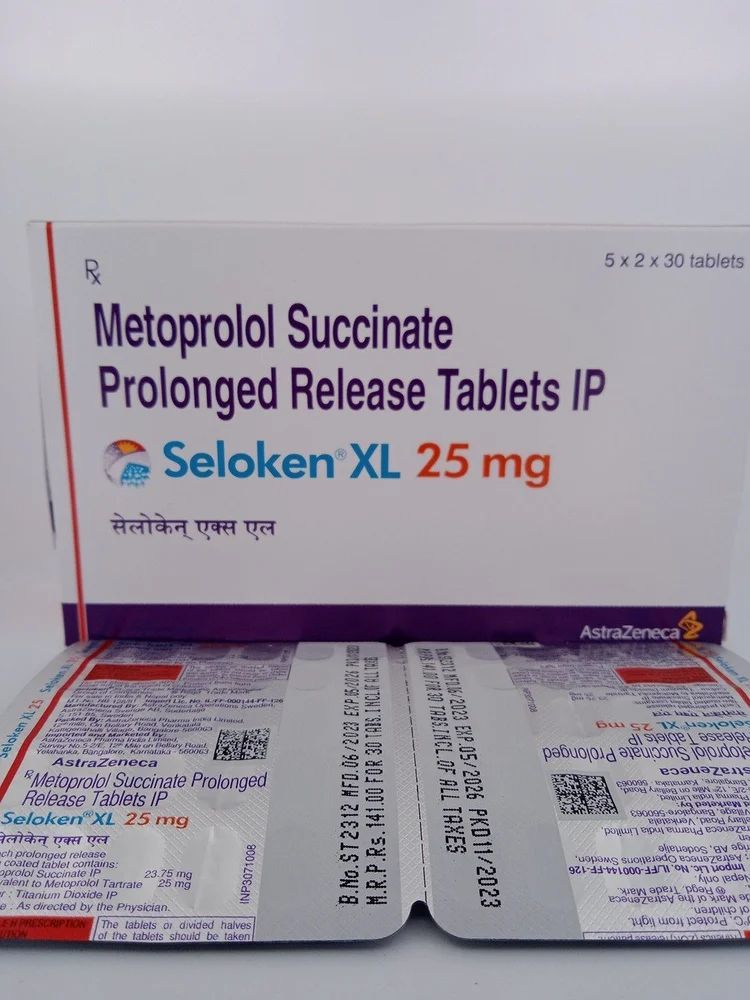 Seloken XL 25 Mg Tablet — Metoprolol Succinate 25 mg view 4
