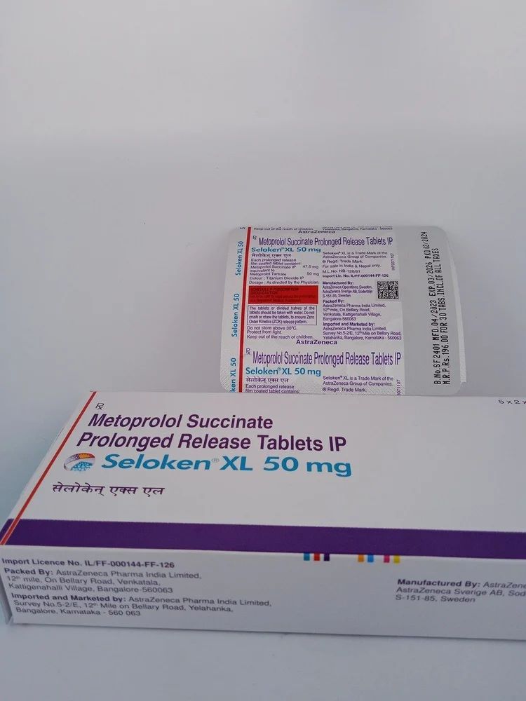 Seloken XL 50mg Tablet — Metoprolol Succinate 50 mg view 2