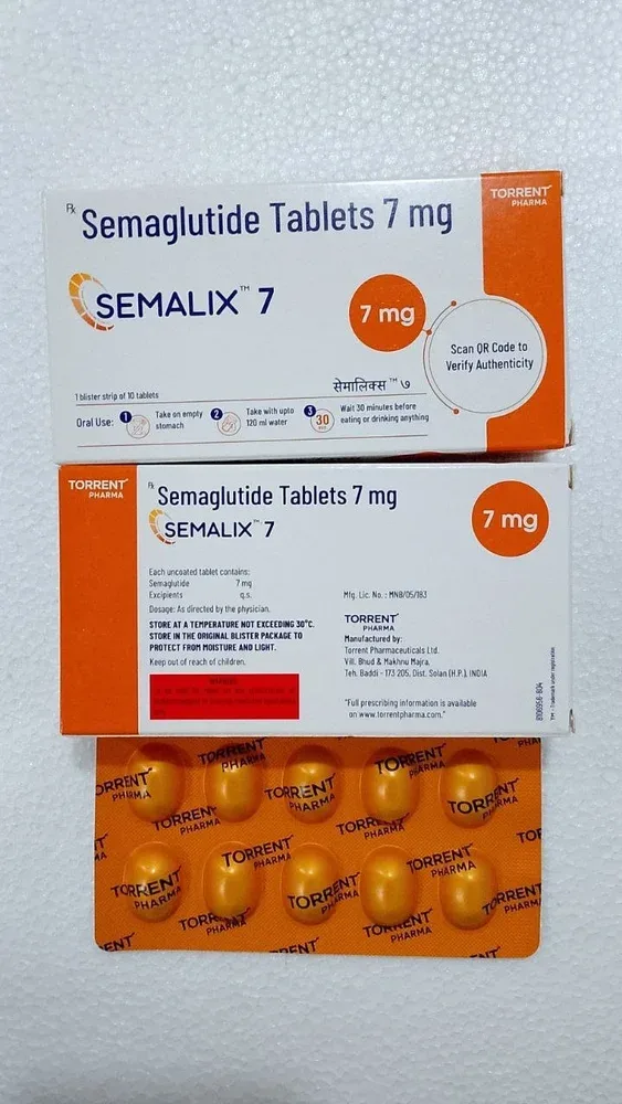 Semalix 7mg Tablet — Semaglutide 7mg view 2