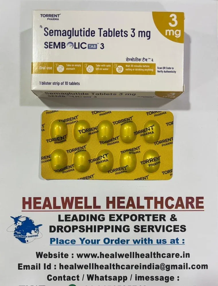 Sembolic 3mg Tablet β Semaglutide 3mg view 2