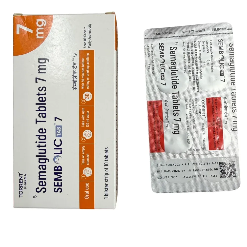 Sembolic 7mg Tablet β Semaglutide 7mg view 3