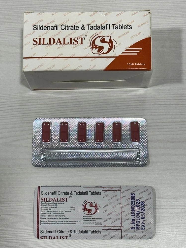 Sildalist 120 Tablet — Sildenafil 100mg + Tadalafil 20mg 120 mg