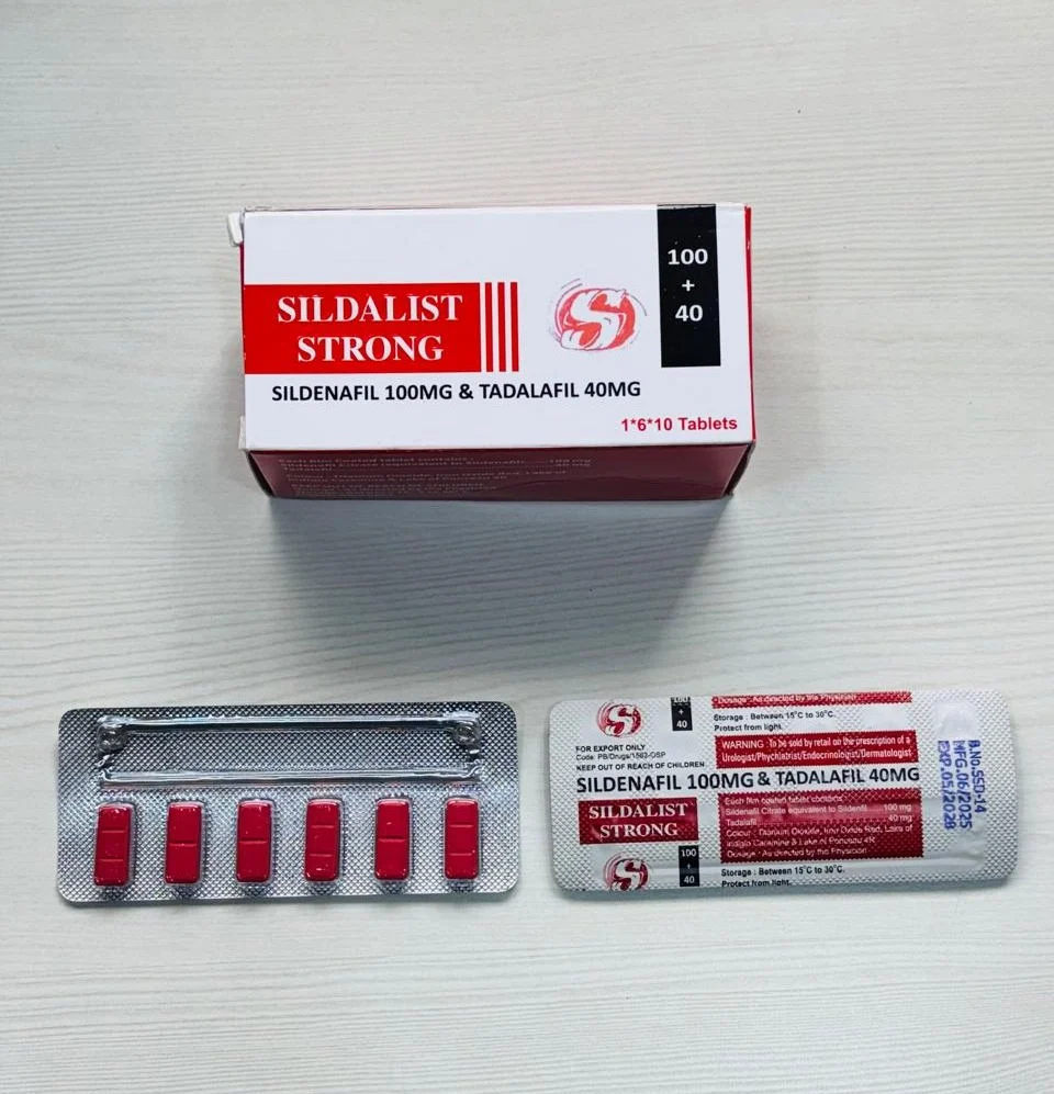 Sildalist Strong 140 Tablet — Sildenafil 100mg + Tadalafil 40mg 140 mg