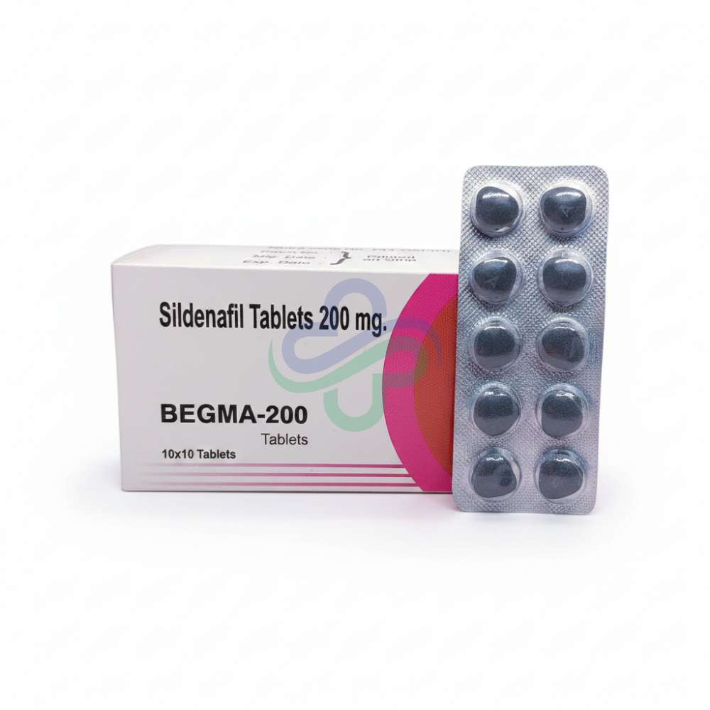 Begma 200mg Tablets β Sildenafil 200mg 200mg view 2