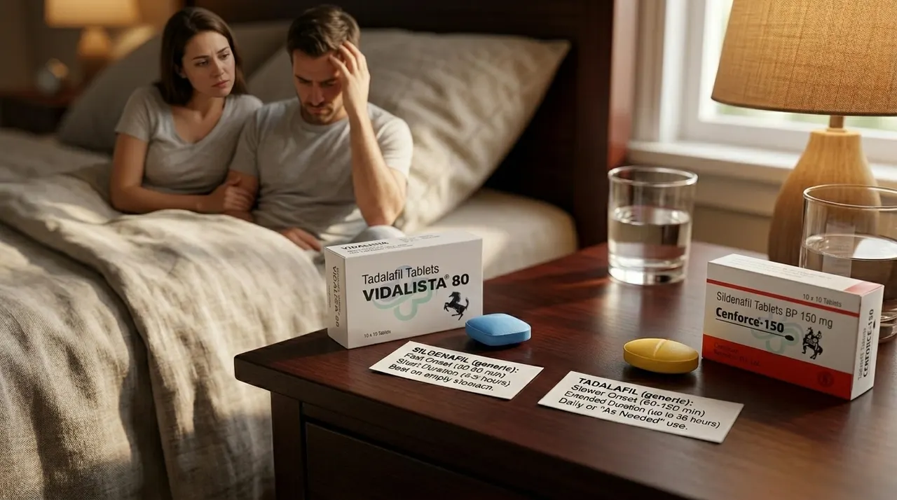 Sildenafil vs Tadalafil: Which ED Medication Works Faster and Lasts Longer?