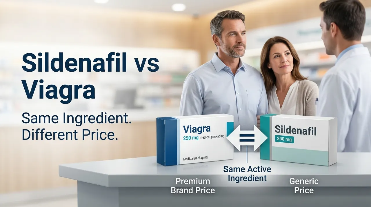 Sildenafil vs Viagra: Whatβs the Real Difference?