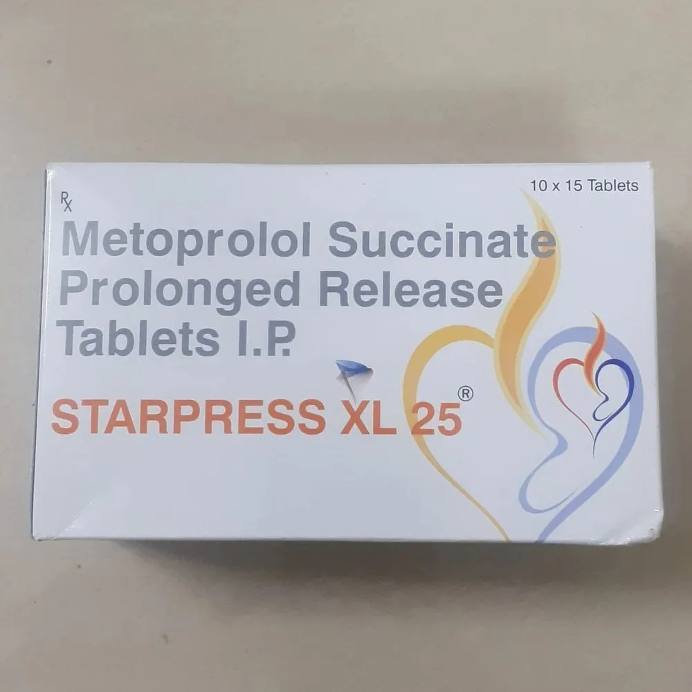 Starpress XL 25 Tablets — Metoprolol Succinate 25 mg