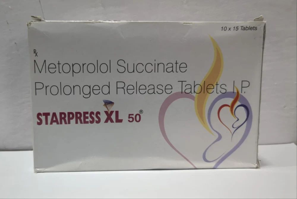 Starpress XL 50 Tablets — Metoprolol Succinate 50 mg view 1