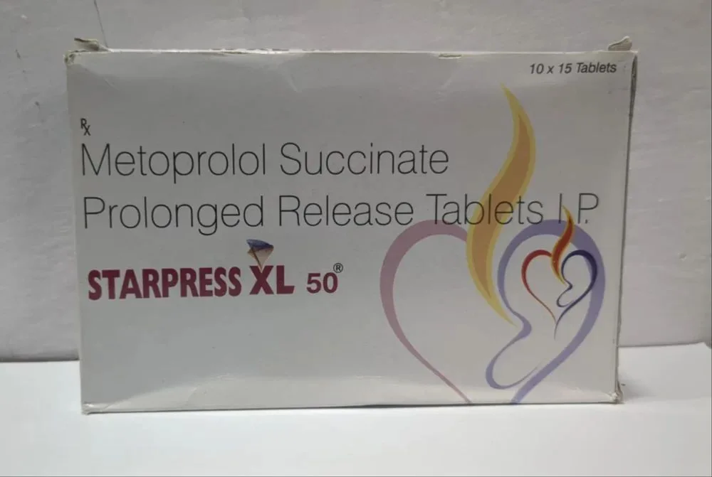 Starpress XL 50 Tablets — Metoprolol Succinate 50 mg