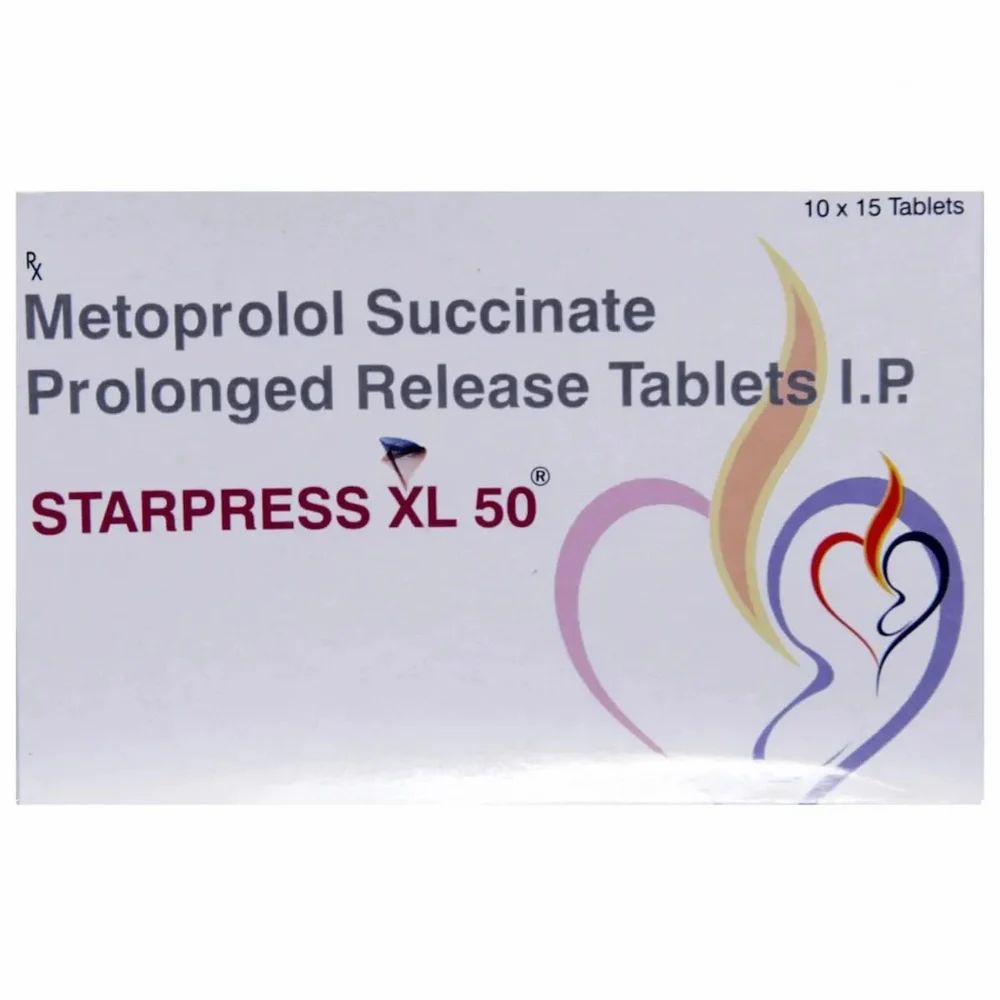 Starpress XL 50 Tablets — Metoprolol Succinate 50 mg view 2