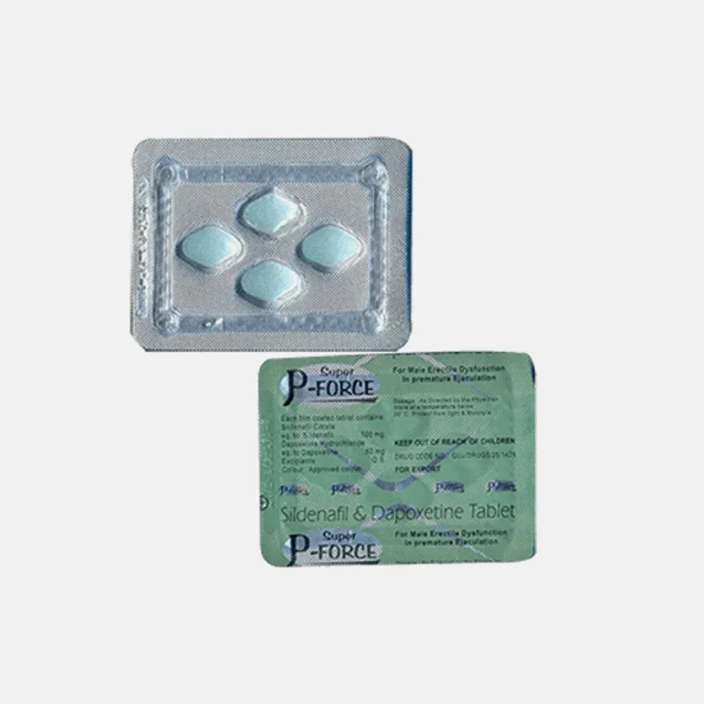 Super P-Force Tablet — Sildenafil Citrate + Dapoxetine 100 mg / 60 mg view 2