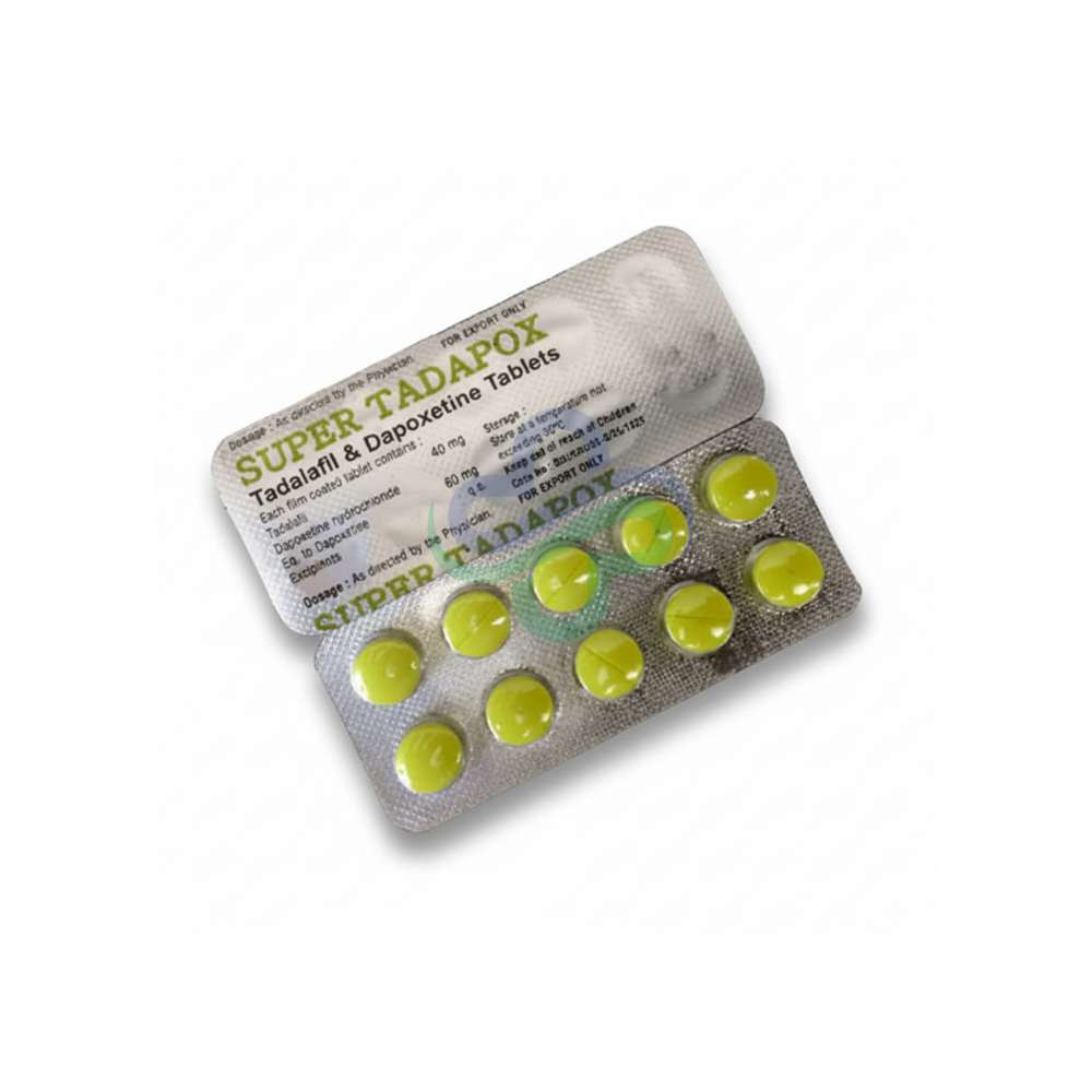 Super Tadapox Tablets — Tadalafil & Dapoxetine As prescribed view 2
