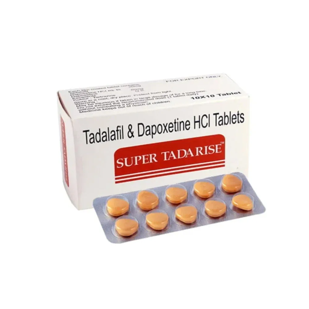 Super Tadarise Tablet β Tadalafil + Dapoxetine 20 mg / 60 mg view 2