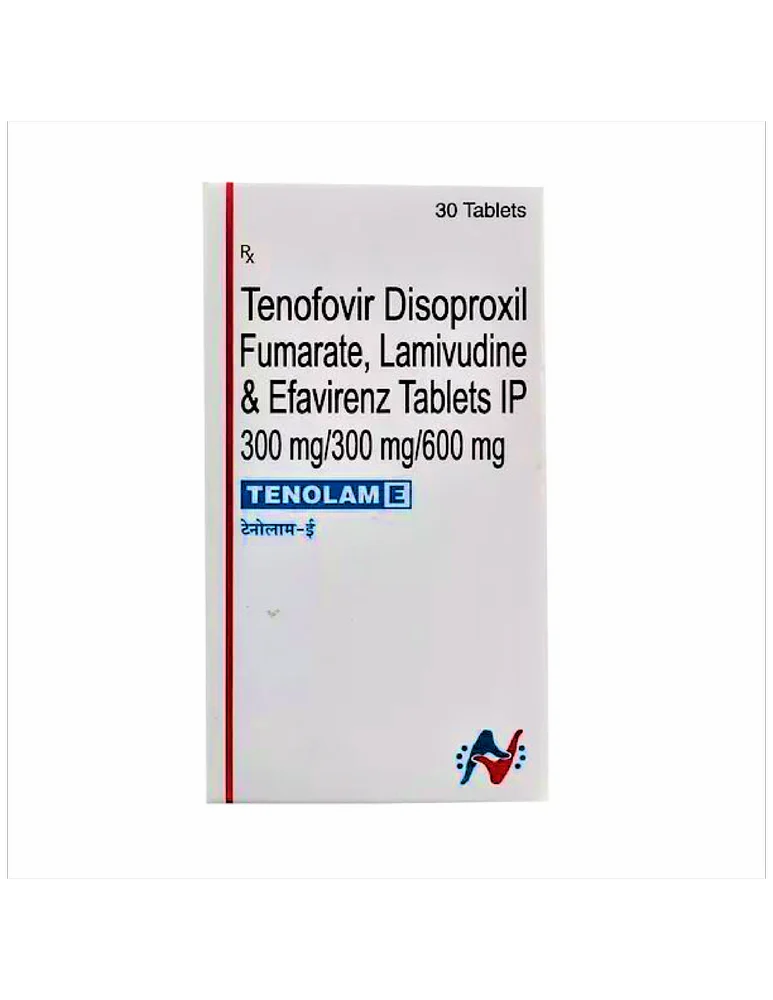 TENOLAM E TABLET β Tenofovir Lamivudine Efavirenz 300/300/600
