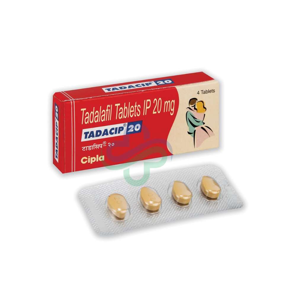 Tadacip 20 Mg Tablet — Tadalafil 20 Mg 20 Mg view 2