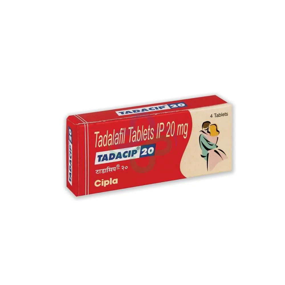Tadacip 20 Mg Tablet — Tadalafil 20 Mg 20 Mg