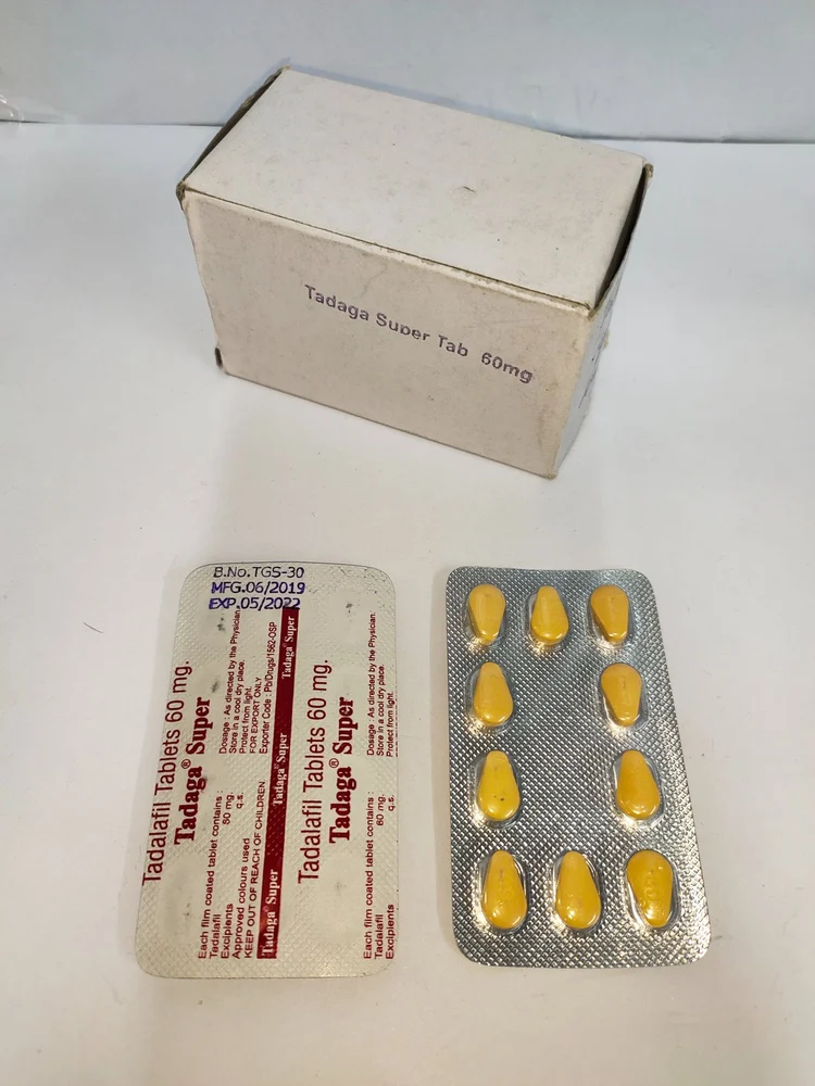 Tadaga Super 60mg Tablet — Tadalafil 60 mg