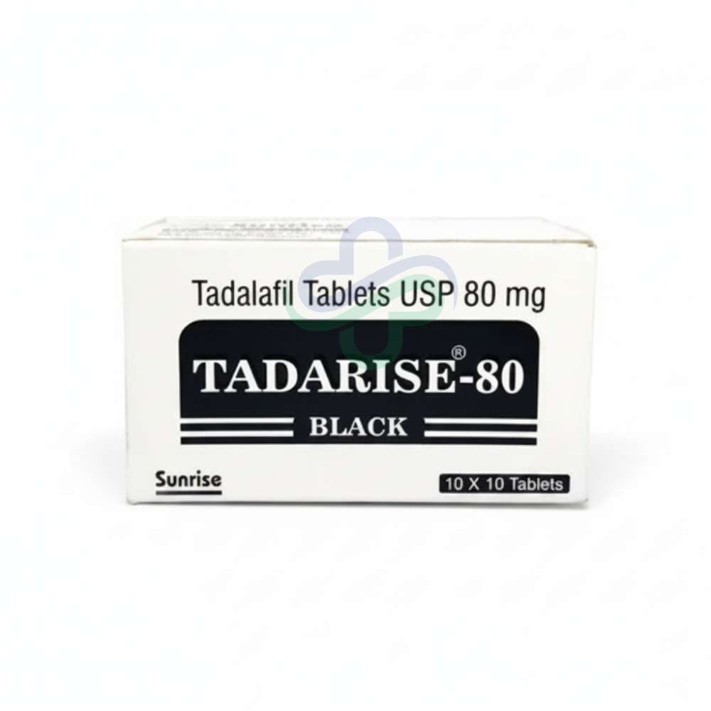 Tadarise black 80mg Tablet β Tadalafil 80mg black 80mg