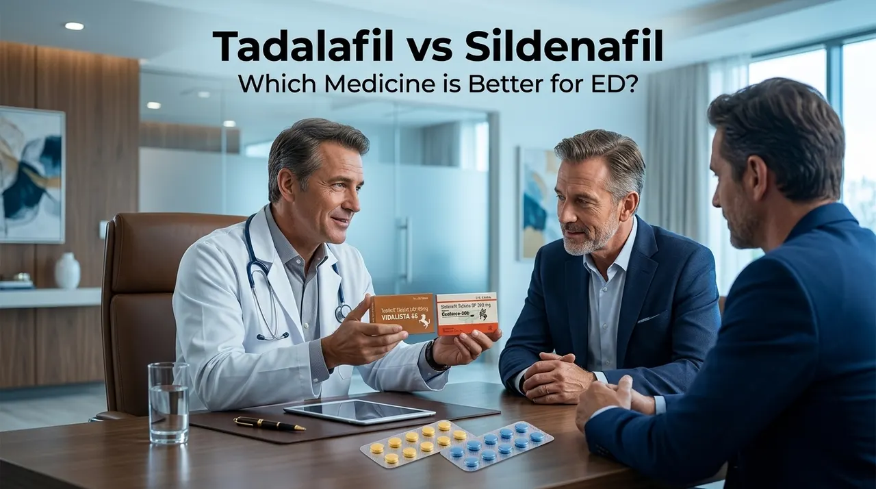 Tadalafil vs Sildenafil: Which Medicine is Better for ED?