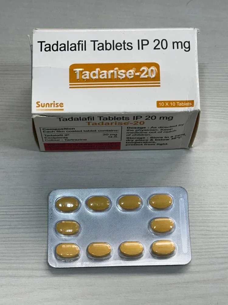 Tadarise 20mg Tablet β Tadalafil 20 mg view 2