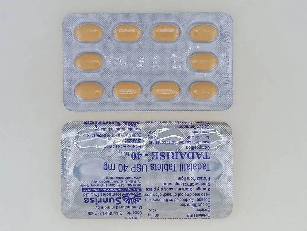 Tadarise 40mg Tablet — Tadalafil 40 mg view 3