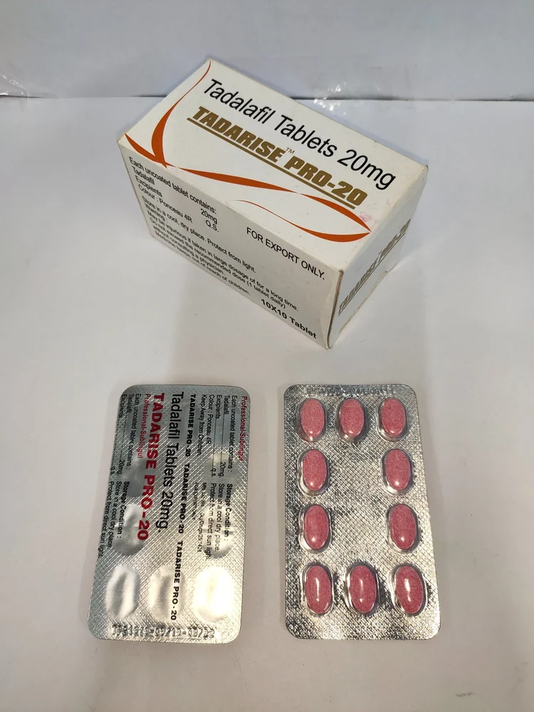 Tadarise Pro 20mg Tablet — Tadalafil 20 mg