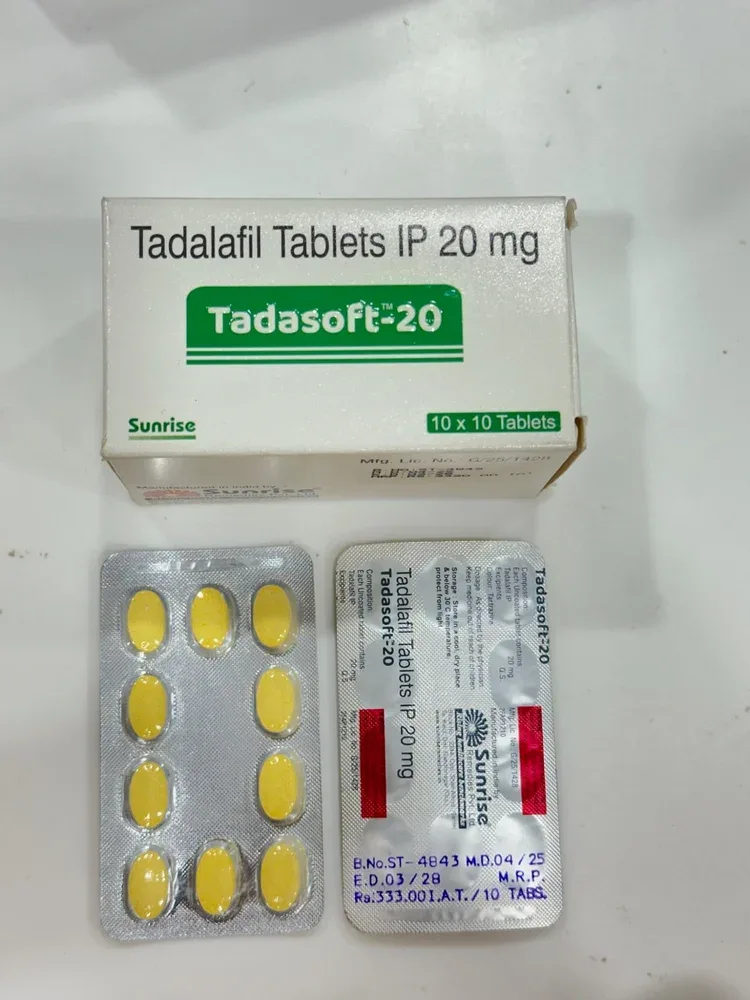 Tadasoft 20mg Tablet — Tadalafil 20 mg view 3