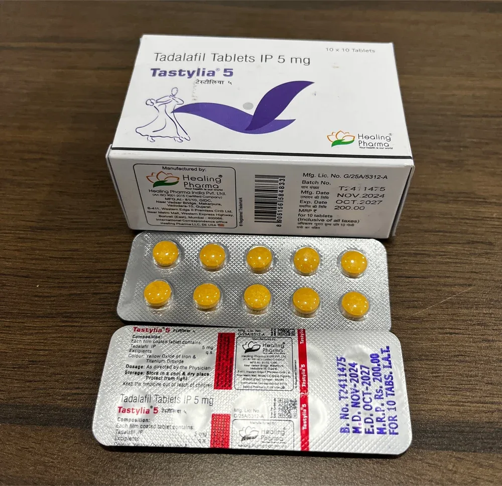 Tastylia 5mg Tablet — Tadalafil 5 mg view 3