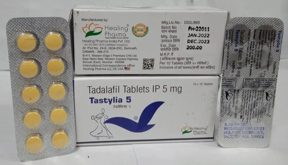 Tastylia 5mg Tablet — Tadalafil 5 mg