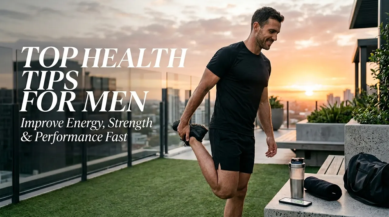 Top Health Tips for Men: Improve Energy, Strength & Performance Fast